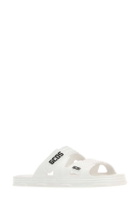 White Rubber Gcds Slippers