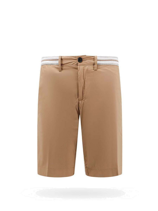 Photo: Nugnes 1920 Brown Bermuda Shorts Mens Bermuda Short