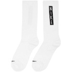 Nike Two-Pack Black and White Crew Socks