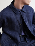 OrSlow - Linen Denim Jacket - Blue