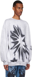 We11done White Cotton Sweatshirt