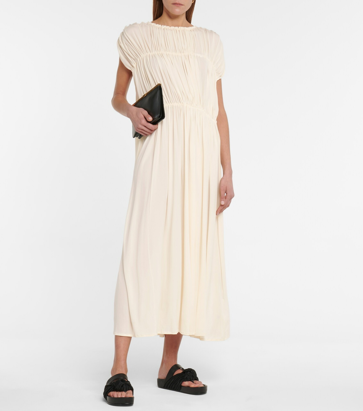 Jil Sander - Pleated midi dress Jil Sander
