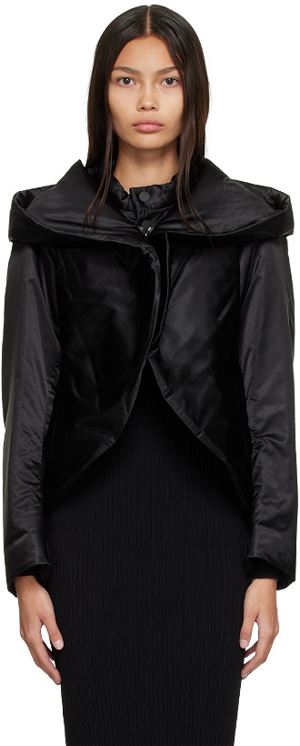 Photo: Issey Miyake Black Polymorph Jacket & Vest Set