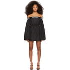 Palm Angels Black Balloon Mini Dress