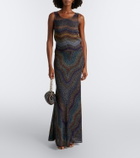 Missoni Sequined knitted clutch