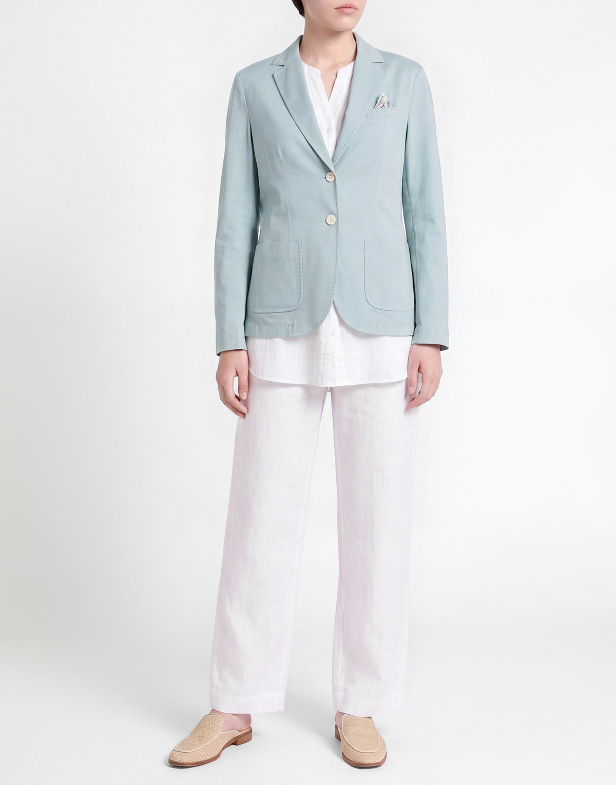 Circolo 1901 Womens Blazer Turquoise