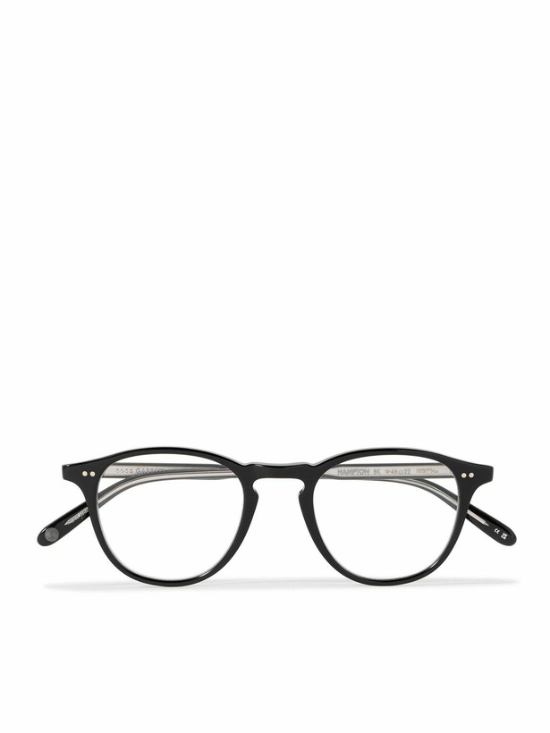 Photo: Garrett Leight California Optical - Hampton Round-Frame Acetate and Silver-Tone Optical Glasses