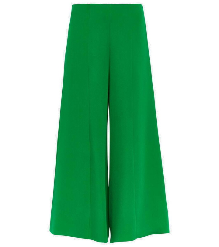 Photo: Valentino Mid-rise silk culottes