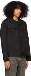 Levi's Black Faded Denim Jacket
