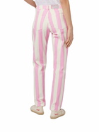 MC2 Saint Barth Woman Pink Striped Print Denim Belleville