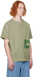 Glass Cypress SSENSE Exclusive Green 'Corporate' T-Shirt