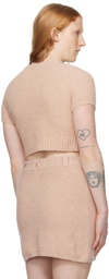 AMBUSH Pink Cropped Cardigan