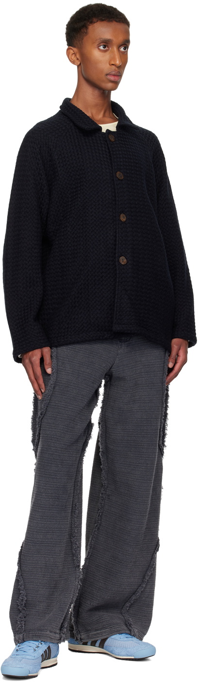 Isa Boulder SSENSE Exclusive Gray Swing Baggy Trousers