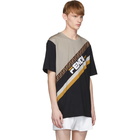 Fendi Black Fendi Mania T-Shirt