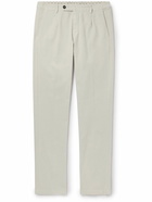 Massimo Alba - Straight-Leg Pleated Stretch-Cotton and Cashmere-Blend Gabardine Trousers - Unknown