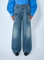 Miu Miu Cargo Denim Jeans