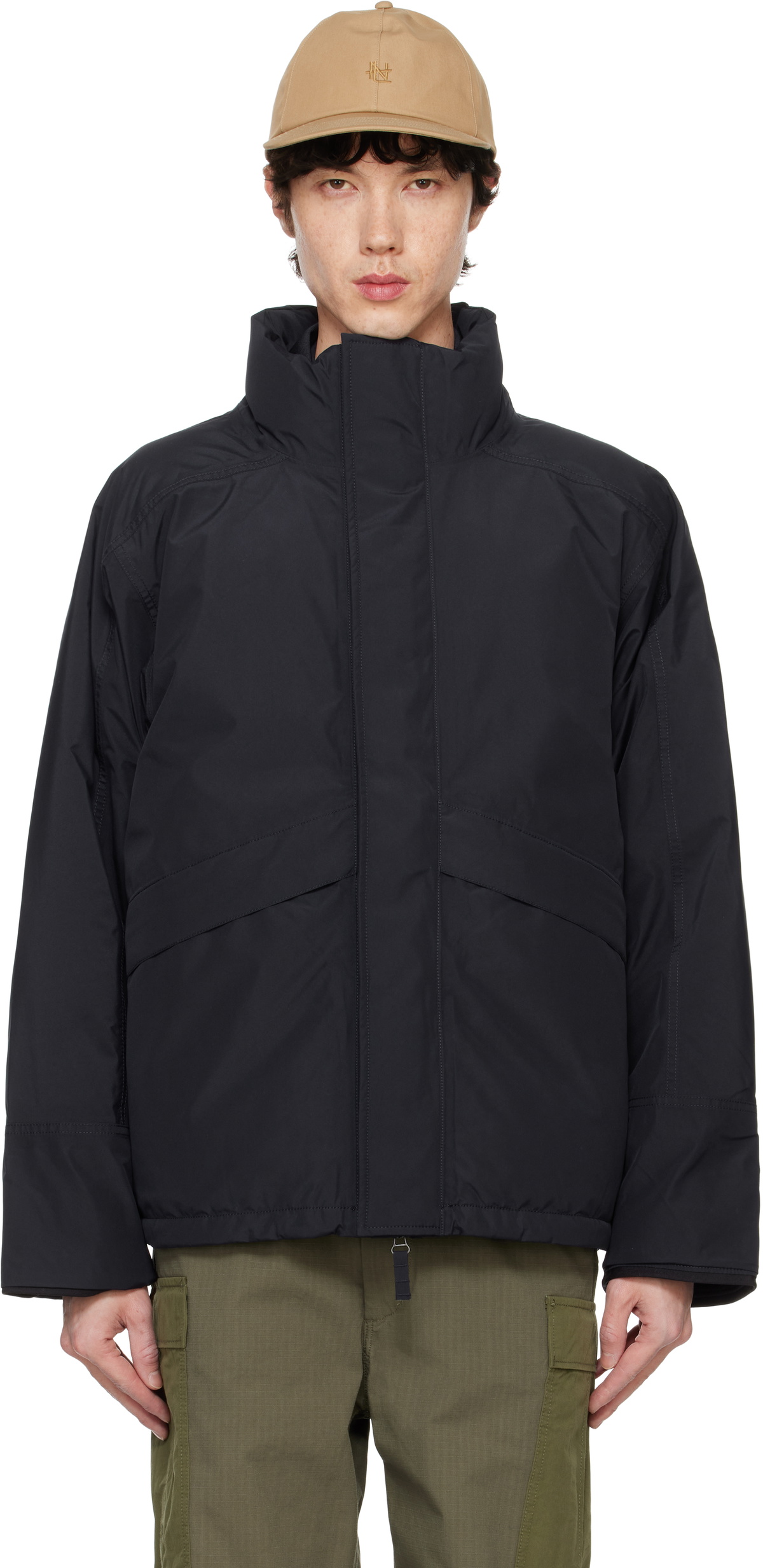 nanamica Navy GORE-TEX Short Down Jacket Nanamica