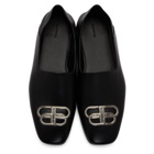 Balenciaga Black Cosy BB Loafers