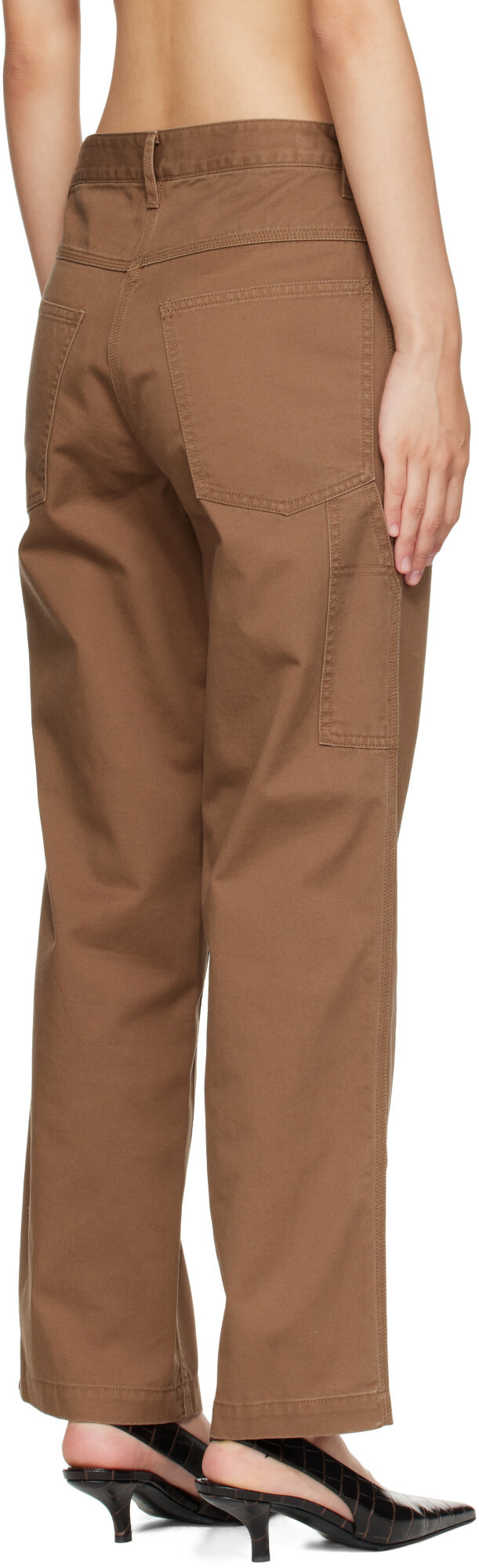 Nothing Written Brown Tabby Wide Chino Pants