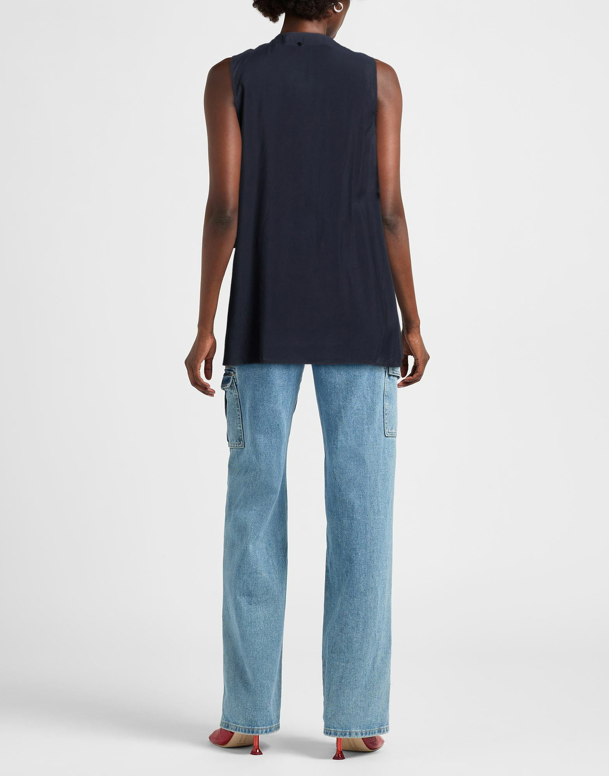 High Womens Top Midnight in Blue