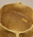 The Row Cecily Small metallic-effect tote bag