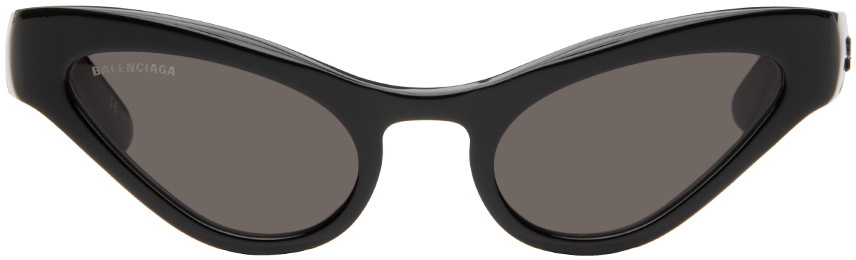 Balenciaga Black Cat-Eye Sunglasses