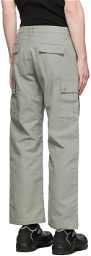Reese Cooper Grey Dyed Cargo Pants