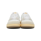 Lanvin White Clay Low-Top Sneakers