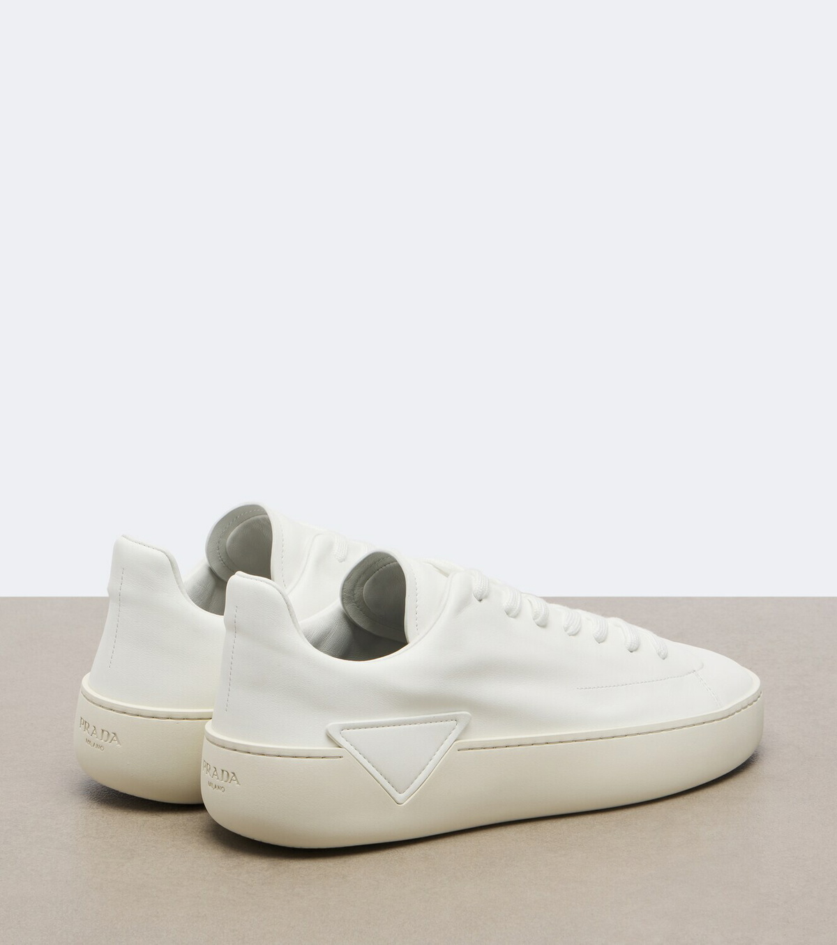 Prada Court leather sneakers