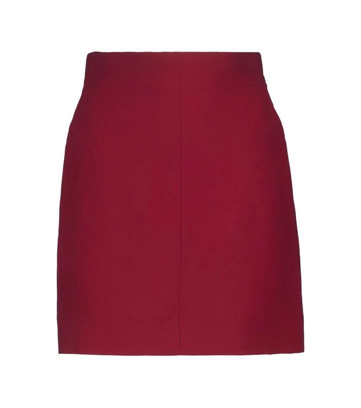 Photo: Nensi Dojaka Crêpe high-rise mini skirt