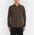 Altea - Bond Linen Shirt - Men - Brown