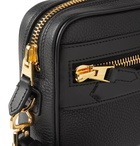 TOM FORD - Full-Grain Leather Wash Bag - Black