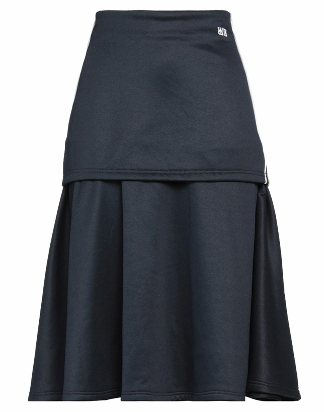 Photo: Wales Bonner Womens Midi skirt Midnight in Blue
