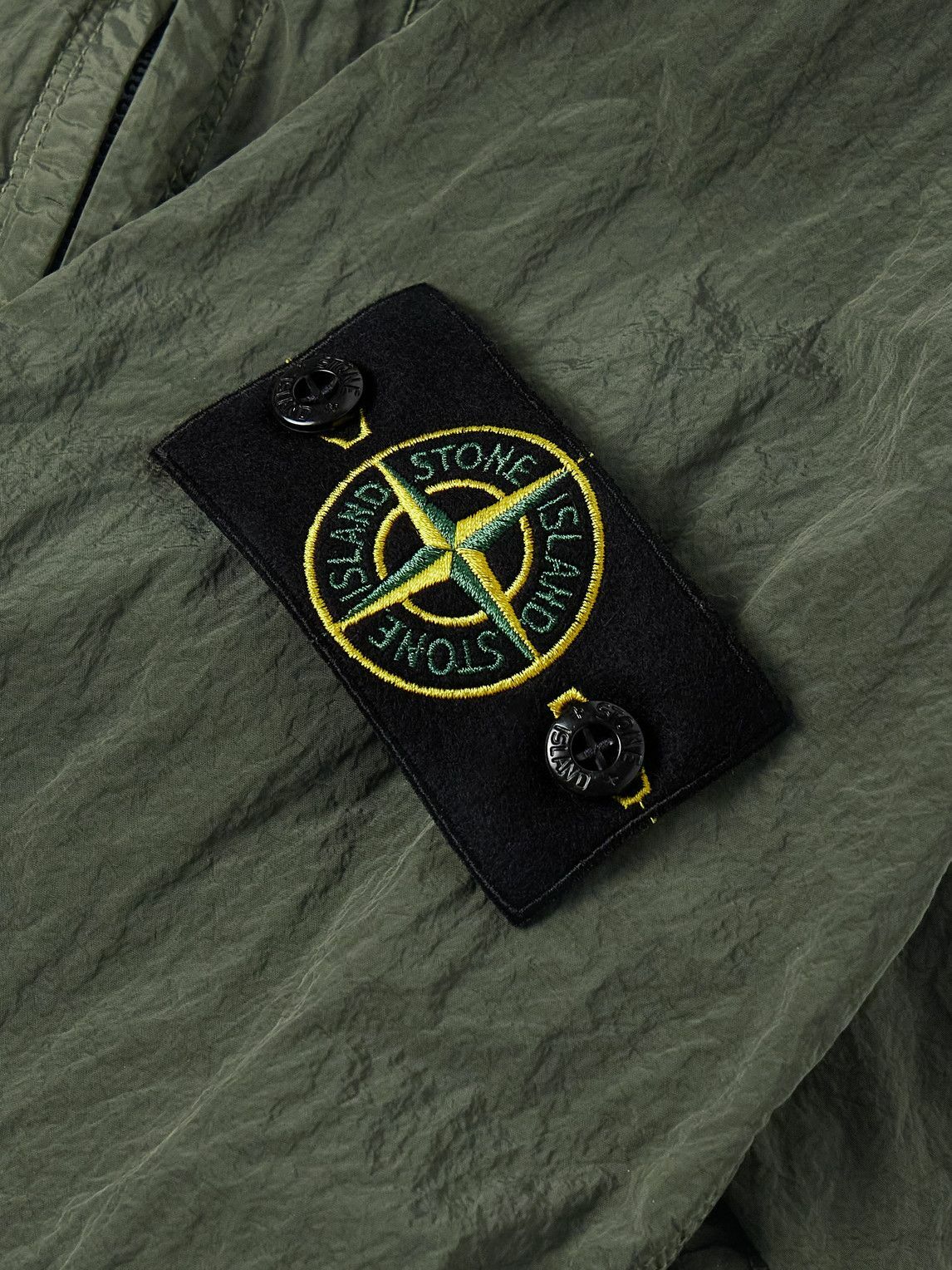 Stone Island Garment Dyed Nylon Jersey R Jacket - Large