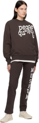 Museum of Peace & Quiet Brown Etched Sweatshirt