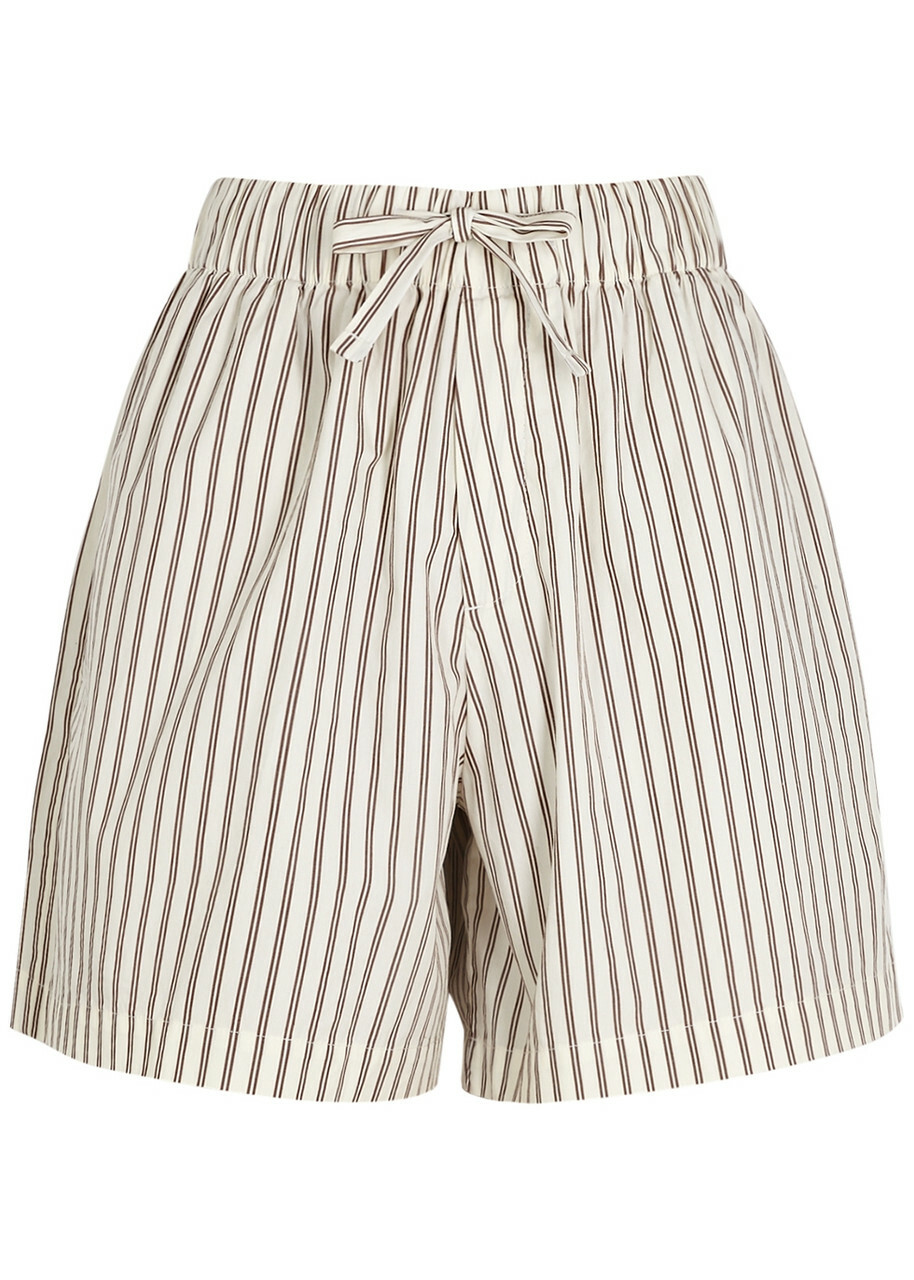 Tekla SSENSE Exclusive Green AURALEE Edition Boxer Pyjama Shorts