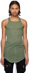 Rick Owens Khaki Basic Tank Top