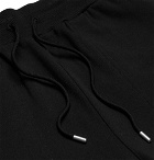 1017 ALYX 9SM - Axel Slim-Fit Fleece-Back Cotton-Blend Jersey Drawstring Shorts - Black