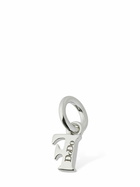 DODO - 18kt White Gold F Charm W/ Diamonds