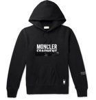 Moncler Genius - 7 Moncler Fragment Logo-Print Loopback Cotton-Jersey Hoodie - Black