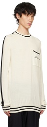Balmain Off-White Signature Sweater