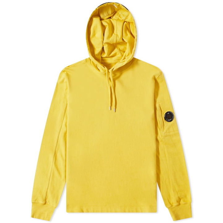 Photo: C.P. Company Men's Arm Lens Popover Hoody in Nugget Gold