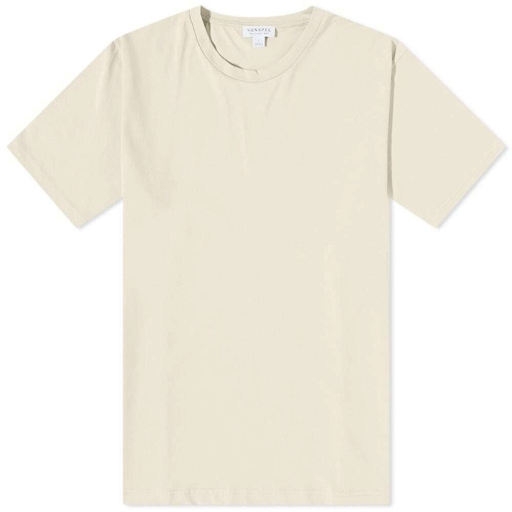 Photo: Sunspel Men's Organic Riviera T-Shirt in Undyed
