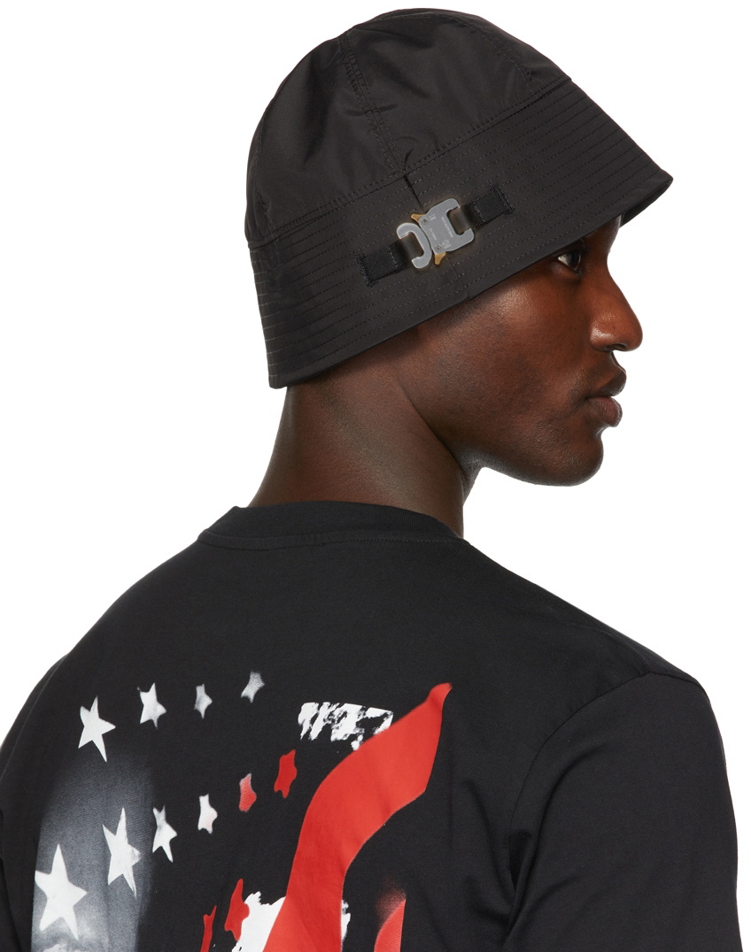 1017 ALYX 9SM Black Buckle Bucket Hat