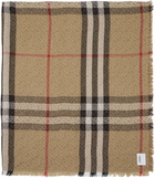 Burberry Beige Vintage Check Monogram Scarf