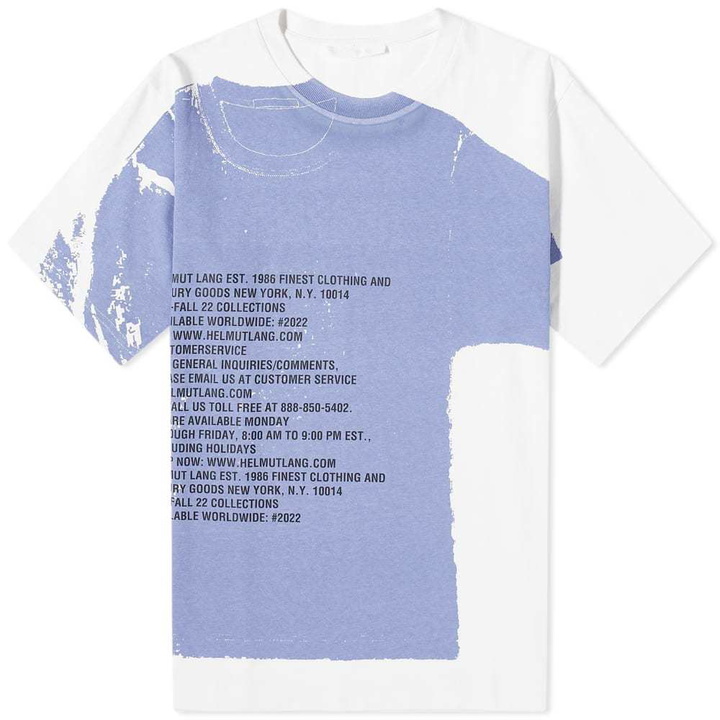 Photo: Helmut Lang Overprint Stencil Tee