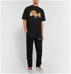 Palm Angels - Slim-Fit Printed Cotton-Jersey T-Shirt - Black