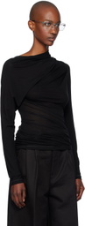 Helmut Lang Black Wind T-shirt