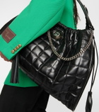 Gucci Deco Large quilted leather shoulder bag