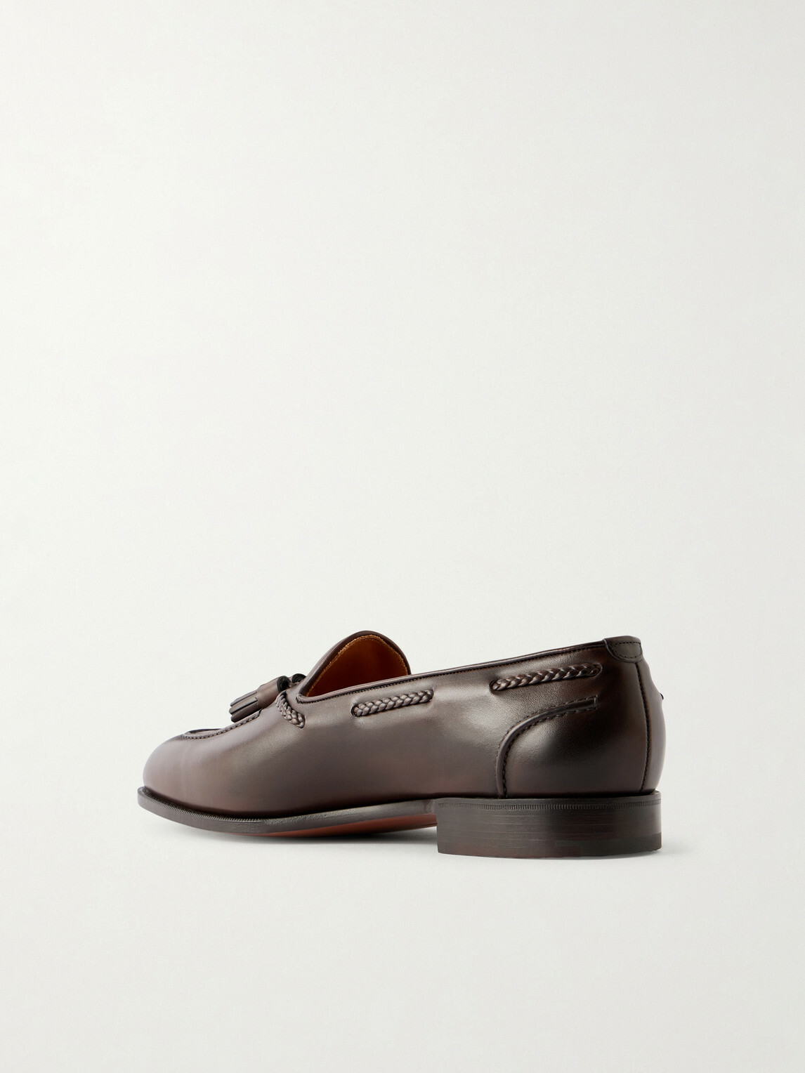 Edward Green - Belgravia Leather Loafers - Brown
